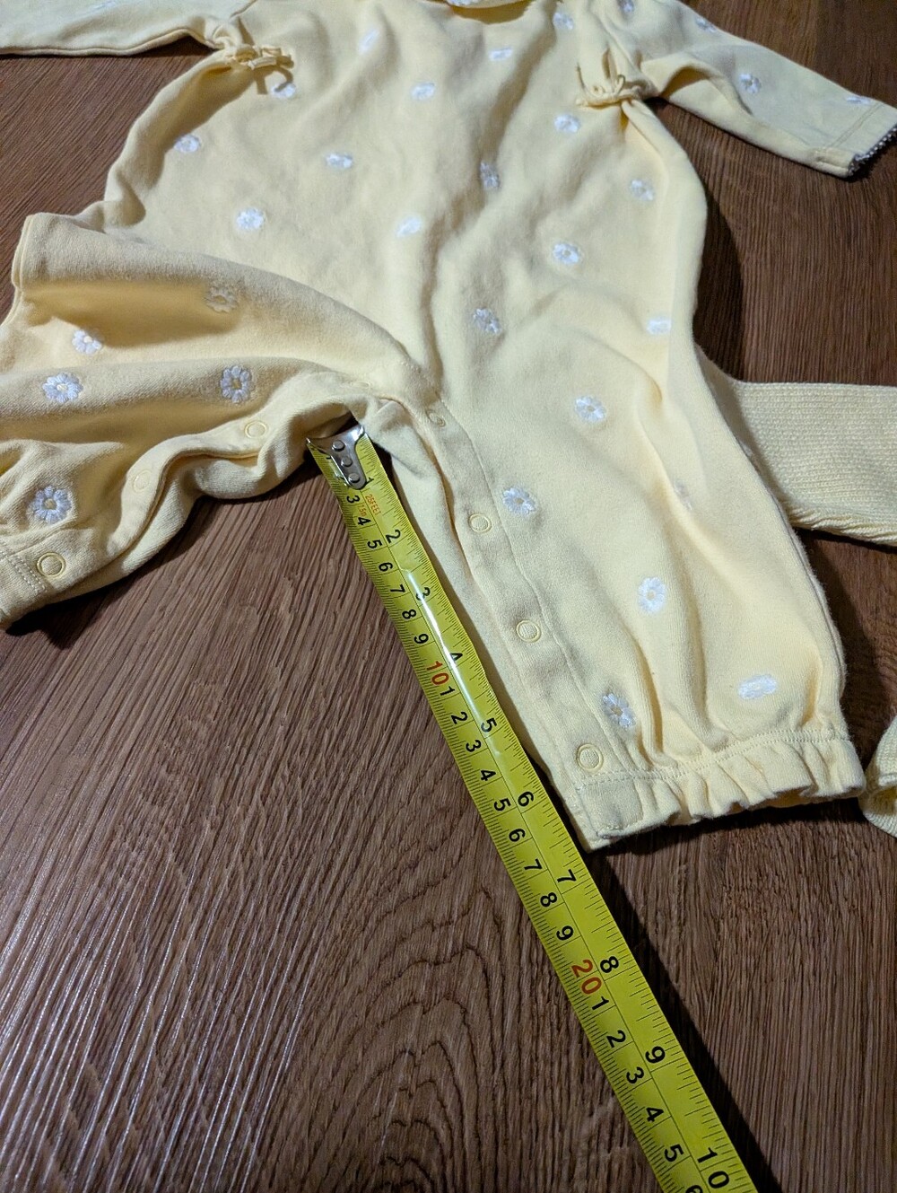 Vintage Gymboree Daisy Cow Yellow Outfit Set 3-6 Months - Picture 8 of 10